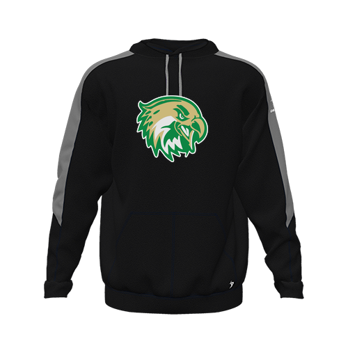 [CUS-DFW-HOOD-FLC-LSL-BLK-YXS-LOGO1] Hoodie (Youth XS, Black, Logo 1)