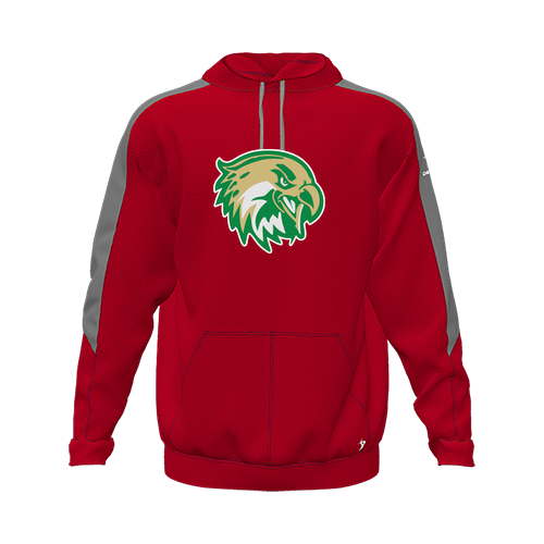 [CUS-DFW-HOOD-FLC-LSL-RED-YXS-LOGO1] Hoodie (Youth XS, Red, Logo 1)