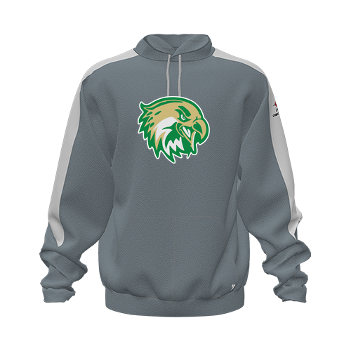 [CUS-DFW-HOOD-FLC-LSL-GRY-YXS-LOGO1] Hoodie (Youth XS, Gray, Logo 1)