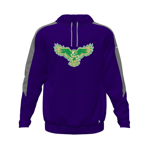 [CUS-DFW-HOOD-FLC-LSL-PUR-YXS-LOGO2] Hoodie (Youth XS, Purple, Logo 2)