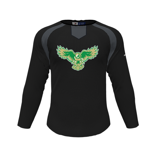 [CUS-DFW-PULL-FLC-CNK-LSL-BLK-YS-LOGO2] Pullover (Youth S, Black, Logo 2)