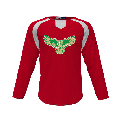 [CUS-DFW-PULL-FLC-CNK-LSL-RED-YS-LOGO2] Pullover (Youth S, Red, Logo 2)