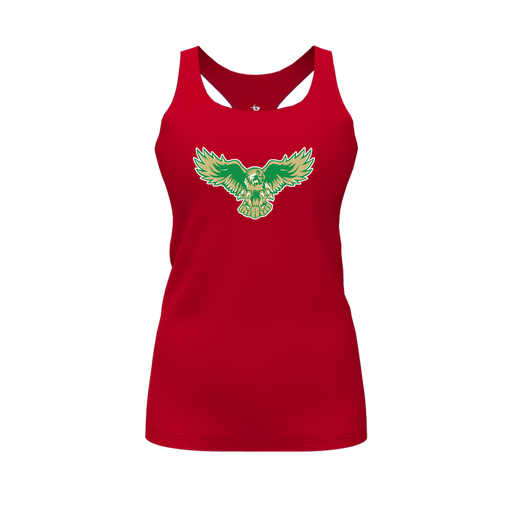 [FT0TRBRD-FYS-LOGO2] Decker Racerback Tank Top (Female Youth S, Red, Logo 2)
