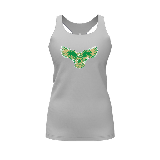 [FT0TRBGY-FYS-LOGO2] Decker Racerback Tank Top (Female Youth S, Gray, Logo 2)