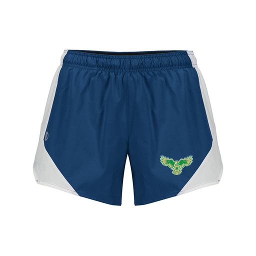 [229489.H03.S-LOGO2] Girls Olympus Shorts (Female Youth S, Navy, Logo 2)