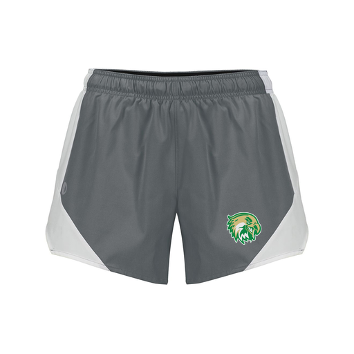 [229489.R04.S-LOGO1] Girls Olympus Shorts (Female Youth S, Gray, Logo 1)