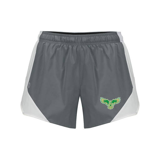 [229489.R04.S-LOGO2] Girls Olympus Shorts (Female Youth S, Gray, Logo 2)
