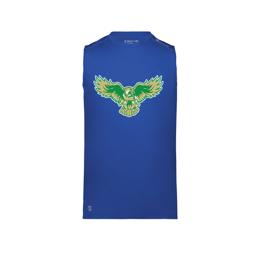 [222593.060.S-LOGO2] Men's CoolDry TankTop (Adult S, Royal, Logo 2)