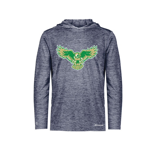 [FOLHCGNV-AS-LOGO2] Decker Men's Charge Hoodie (Adult S, Navy, Logo 2)