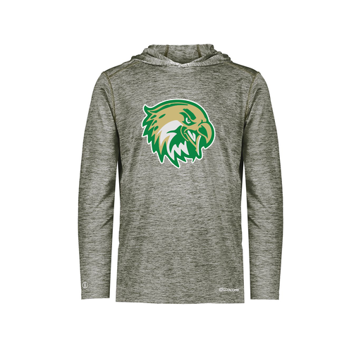 [FOLHCGGY-AS-LOGO1] Decker Men's Charge Hoodie (Adult S, Gray, Logo 1)