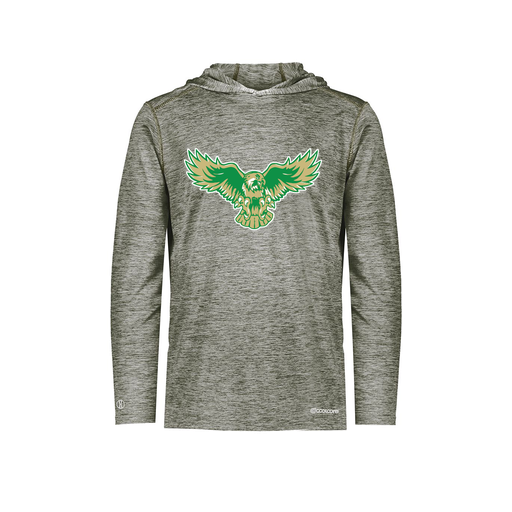 [FOLHCGGY-AS-LOGO2] Decker Men's Charge Hoodie (Adult S, Gray, Logo 2)