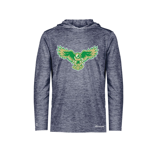 [FOLHCGNV-YS-LOGO2] Decker Youth Charge Hoodie (Youth S, Navy, Logo 2)