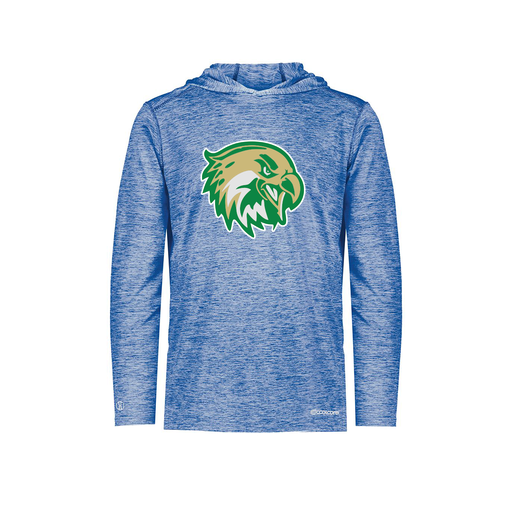 [FOLHCGRY-YS-LOGO1] Decker Youth Charge Hoodie (Youth S, Royal, Logo 1)