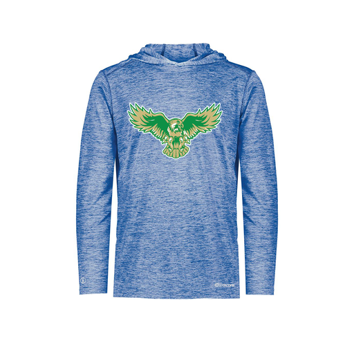 [FOLHCGRY-YS-LOGO2] Decker Youth Charge Hoodie (Youth S, Royal, Logo 2)