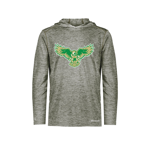 [FOLHCGGY-YS-LOGO2] Decker Youth Charge Hoodie (Youth S, Gray, Logo 2)